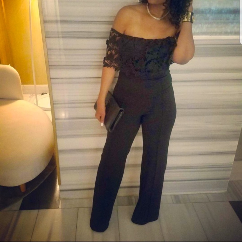 Black jumpsuit